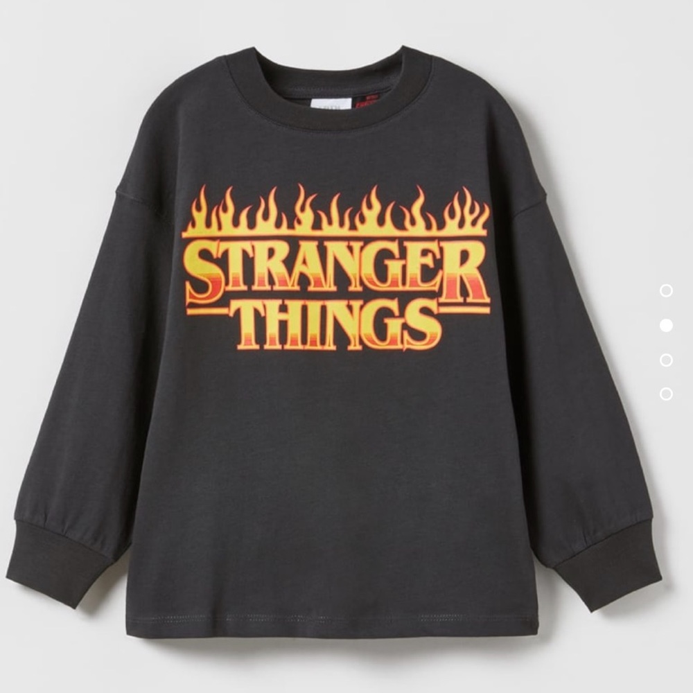 ZARA STRANGER THINGS SHIRT